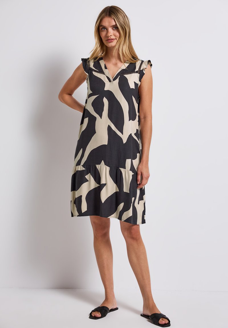 Street One GEMUSTERTES - Vardagsklänning - grau