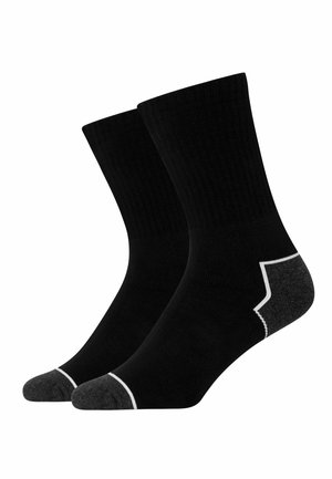 2 PACK - Sokken - schwarz/weiße akzente
