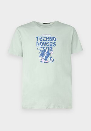 Kaotiko TECHNO LOVERS CLUB UNISEX - Tricou cu imprimeu - green