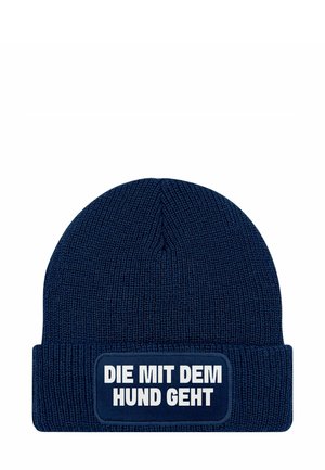 Beanie - dunkelblau