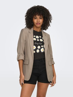 ONLY Halflange jas - taupe gray