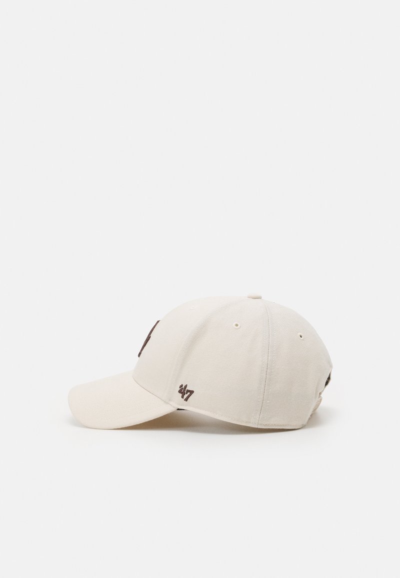 47 Brand Clean Up Strapback Cap - Los Angeles Dodgers, Natural Garment Washed, Relaxed Fit