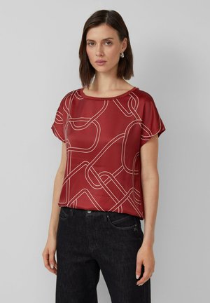 T-Shirt print - burgund