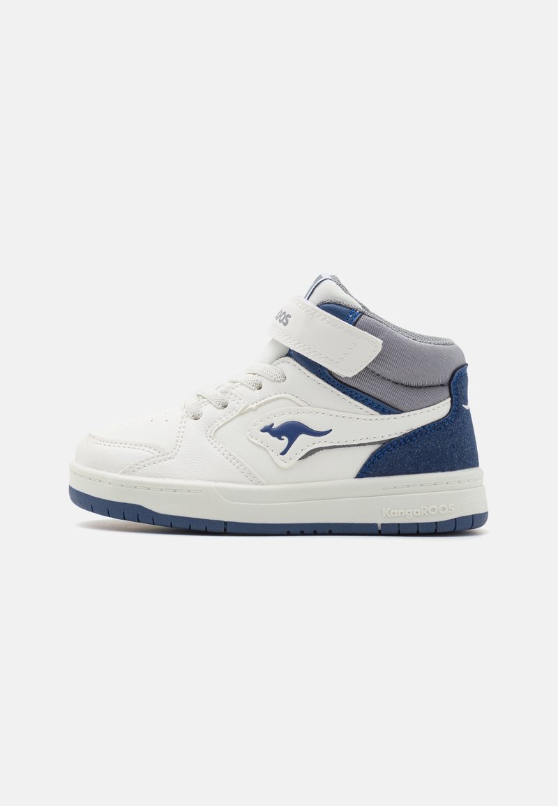 KangaROOS - UNISEX - Korkeavartiset tennarit - white/navy, Suurenna