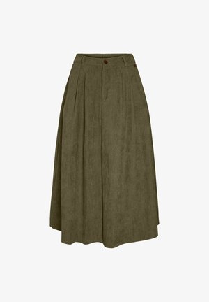 Vero Moda VMVILJA HOHE TAILLE - A-silueta svārki - olive night