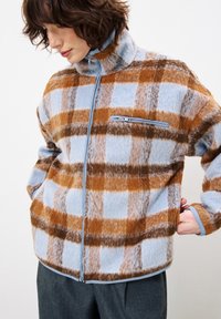 FRNCH Fleecejas - bleu jean