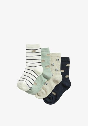 Newbie, HEDGEHOG THEME SOCKS (4-PACK). UNISEX - Sokken - dark blue