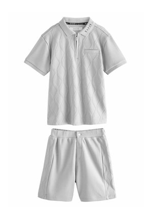 REGULAR FIT - TEXTURED - Trainingsbroek - stone
