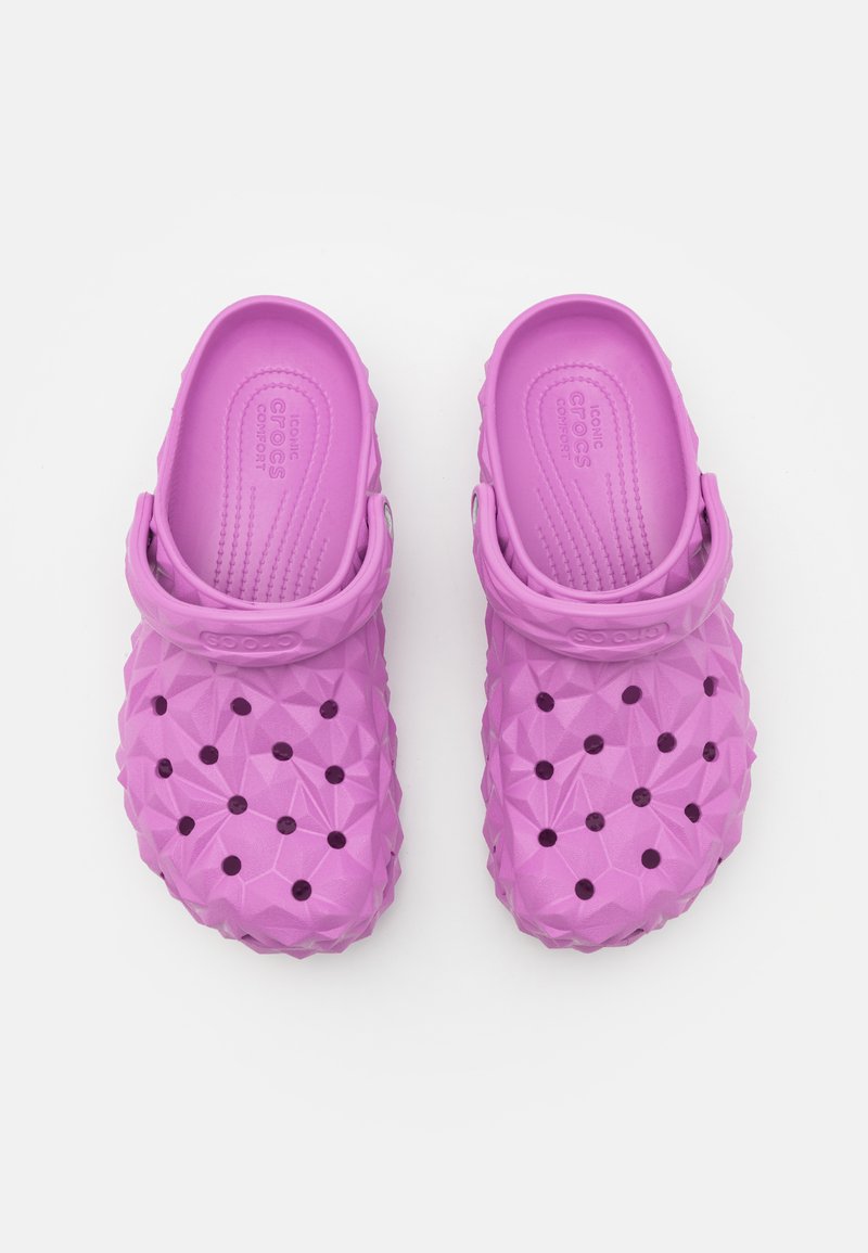 Crocs Geometric Pink Slades Crocs Classic Geometric Slide Sandal - Free Shipping | DSW main image 4