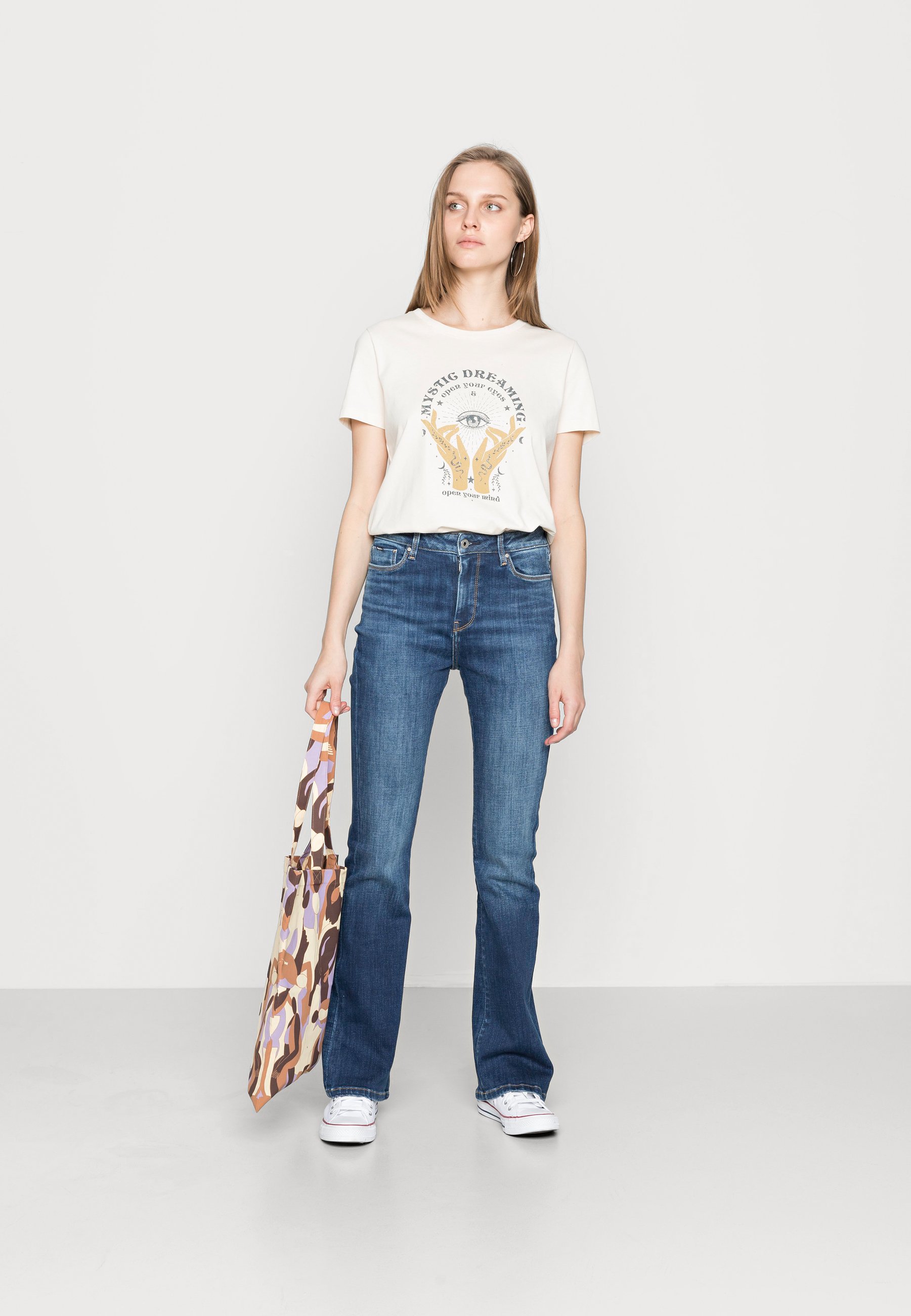 Pepe Jeans DION FLARE - Jeans a zampa - denim/blu scuro - Zalando.it