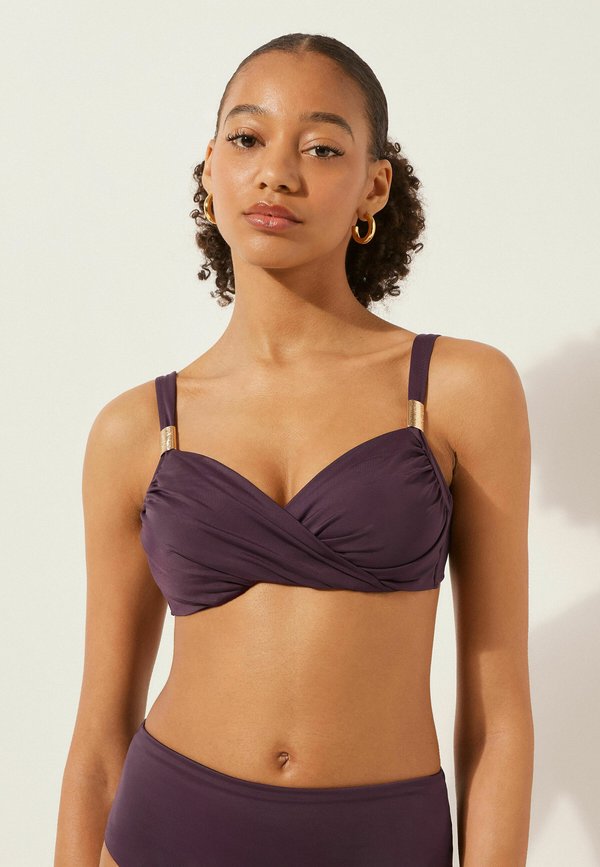 SCULTURA - Bikini-Top - dark purple