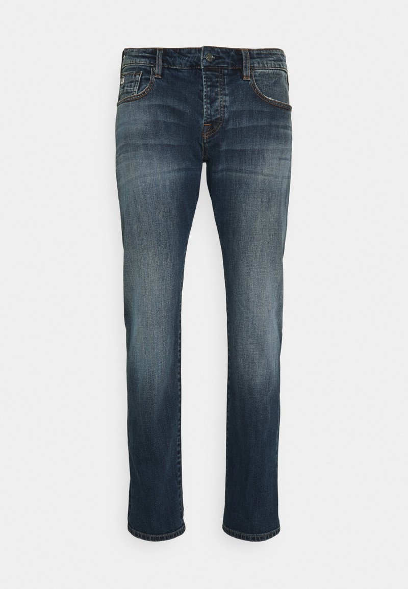 Scotch & Soda Straight leg jeans donkerblauw denim