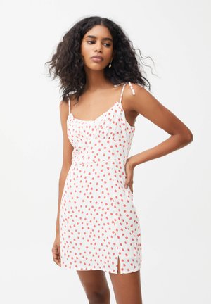PRINTED MINI - Robe d'été - white