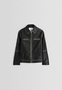 Bershka Kurtka ze skóry ekologicznej