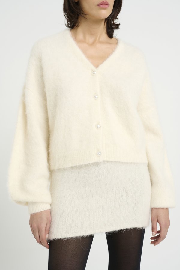 SANA CARDIGAN - Cardigan - egret3