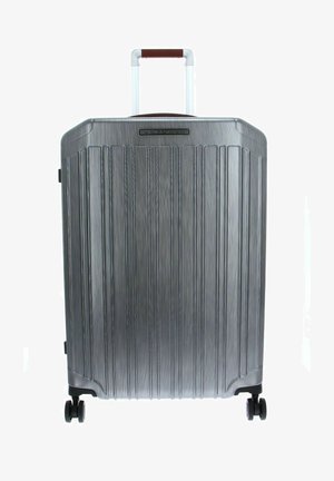Piquadro LIGHT FRAME MEDIUM SIZE HARDSIDE SPINNER - Trolley - black natural tan