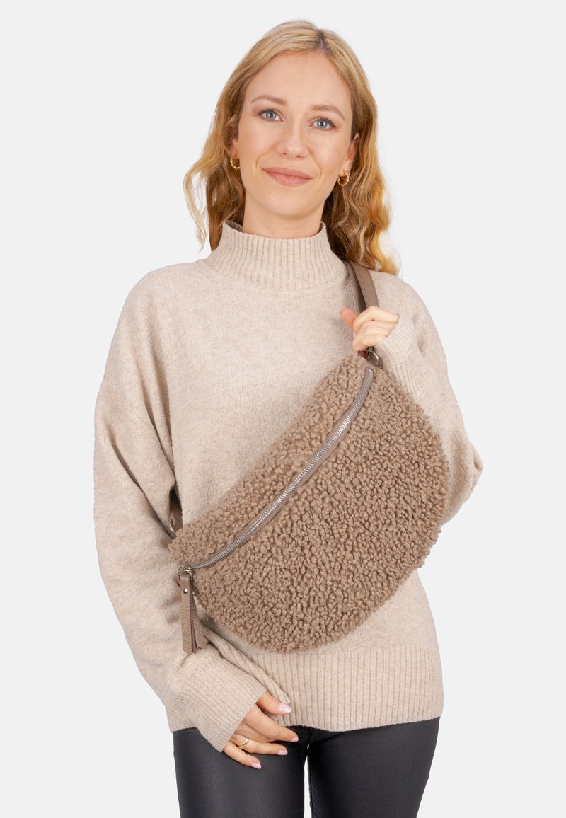 Seasons of April FLUFFY - Umhängetasche - dark taupe