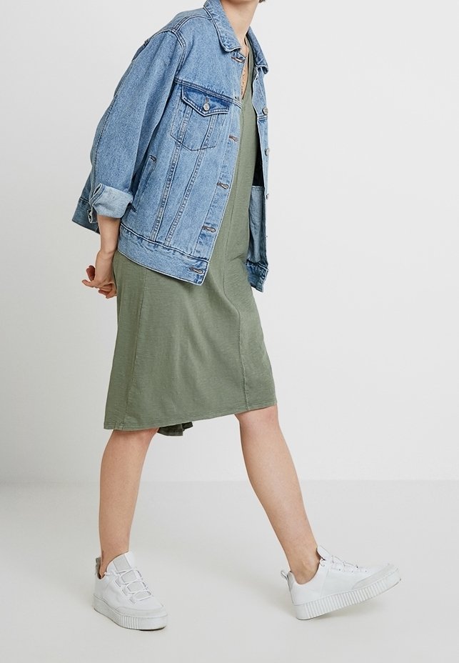 GAP Jersey dress - green - (Pre-owned) - Zalando.ie