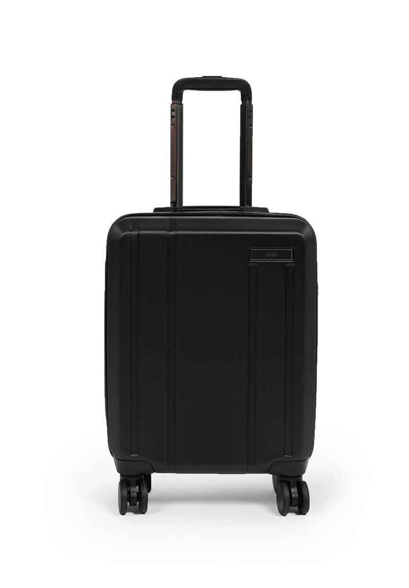 Valise Cabine LIU JO L Jacquard Nero – Trolley Beige élégant Et Pratique