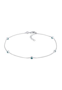 Elli SPARKLING BASIC - MIT KRISTALLEN VON SWAROVSKI® - Ankelkæder - blau
