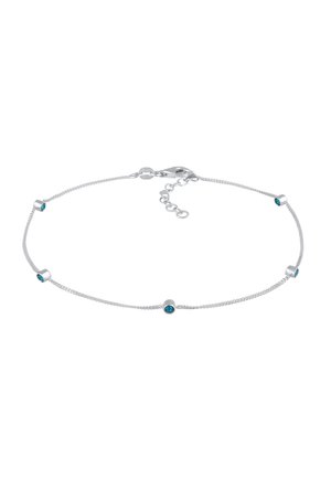 SPARKLING BASIC - MIT KRISTALLEN VON SWAROVSKI® - Ankelkæder - blau