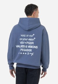ATULE OVERSIZED - Kapuzenpullover - washed shadow blue