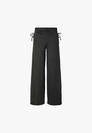 Pieces, TROUSERS PCROYA MW ROUCHING - Pantalon classique - black