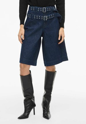 IADONA  GÜRTEL - Shorts - dark blue denim