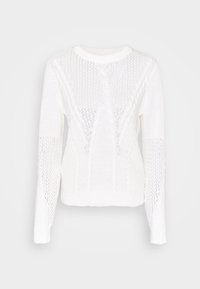 Pieces Strickpullover - white
