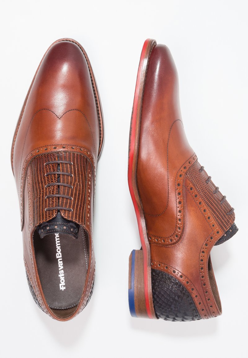 Herren Klassische Schnürer | Floris van Bommel Schnürer dark cognac/cognac - EF16319 Herren Klassische Schnürer | Floris van Bommel Schnürer dark cognac/cognac - EF16319