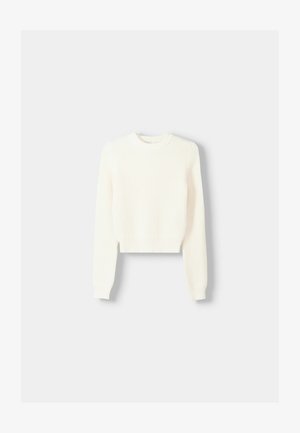 Bershka ROUND NECK  - Vesta - beige