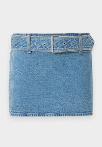CLASSIC BELTED SCARLETTE MINI SKORT  - Jeansrok - blue denim