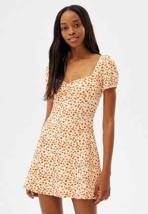 FLORAL PRINT - Jumper dress - white