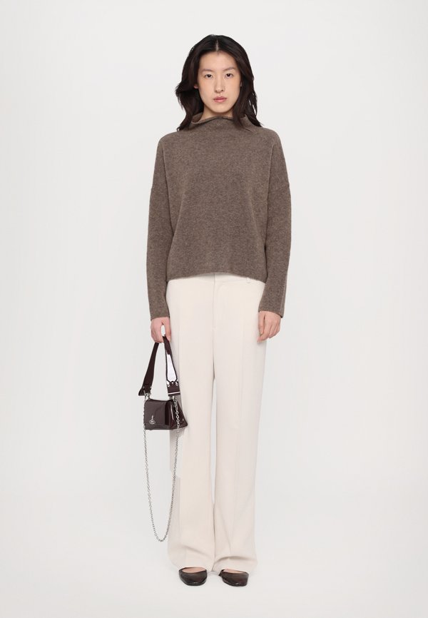 MIKA STRIPE - Jumper - dark taupe4