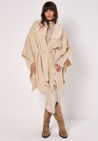 Apricot Poncho - stone