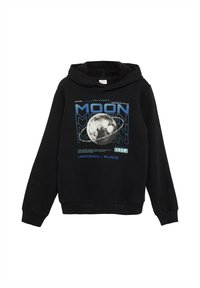 s.Oliver IMPRIMÉ - Kapuzenpullover - schwarz