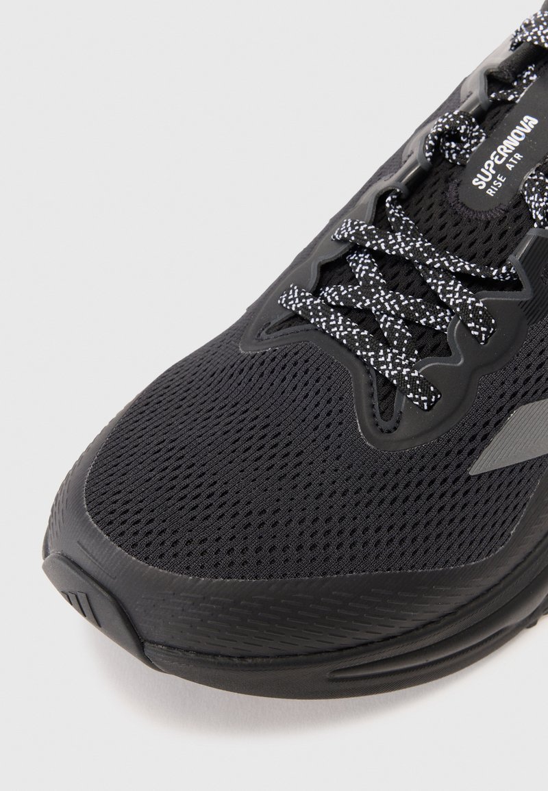 adidas Performance SUPERNOVA RISE - Road running shoes - core  black/iron/white/black - Zalando.co.uk