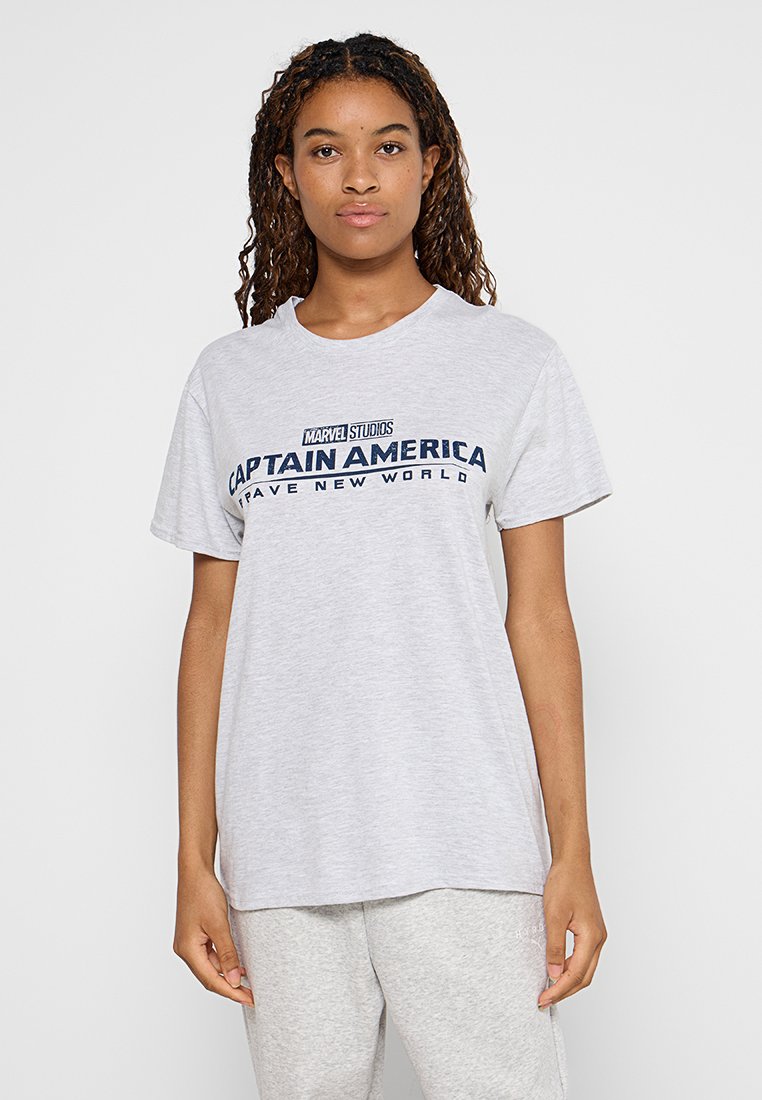 Marvel T-shirt print grijs
