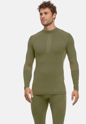 FALKE WARM TURTLENECK MILD TO COLD TEMPERATURES - Hemd - herb