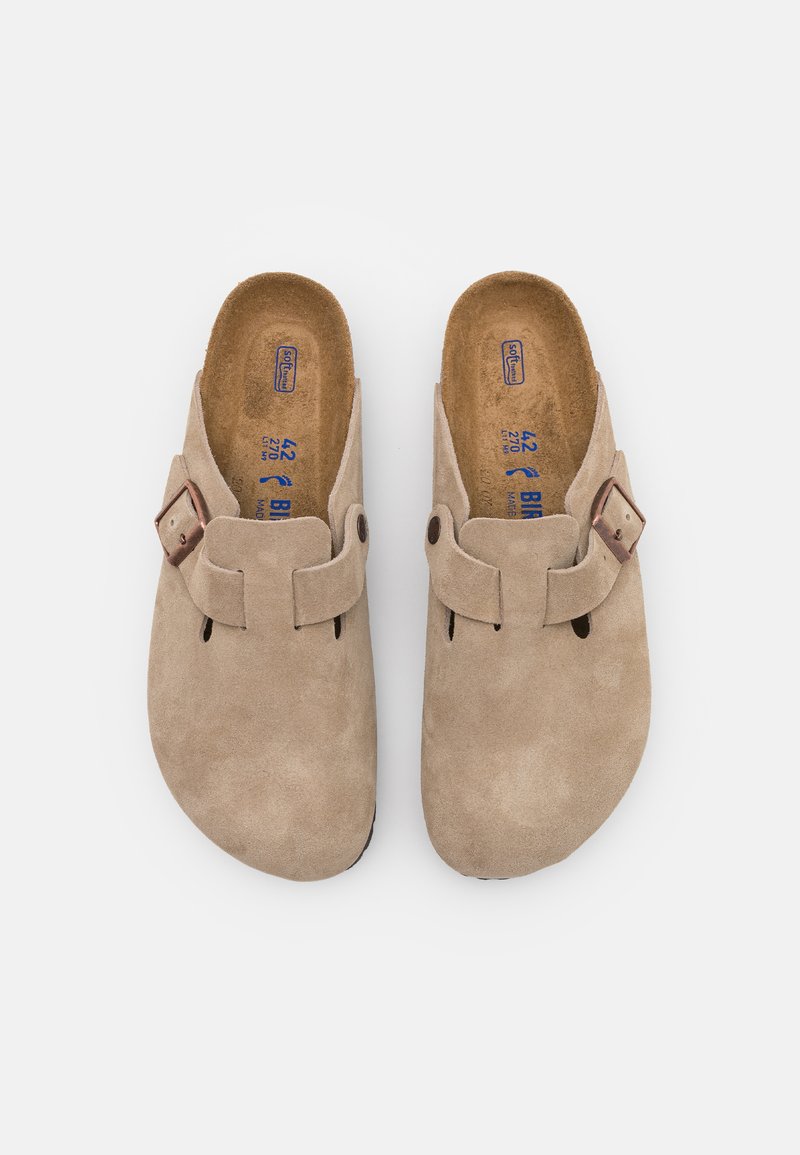 Birkenstock BOSTON SFB VL NARROW - Hausschuh - taupe - Zalando.de