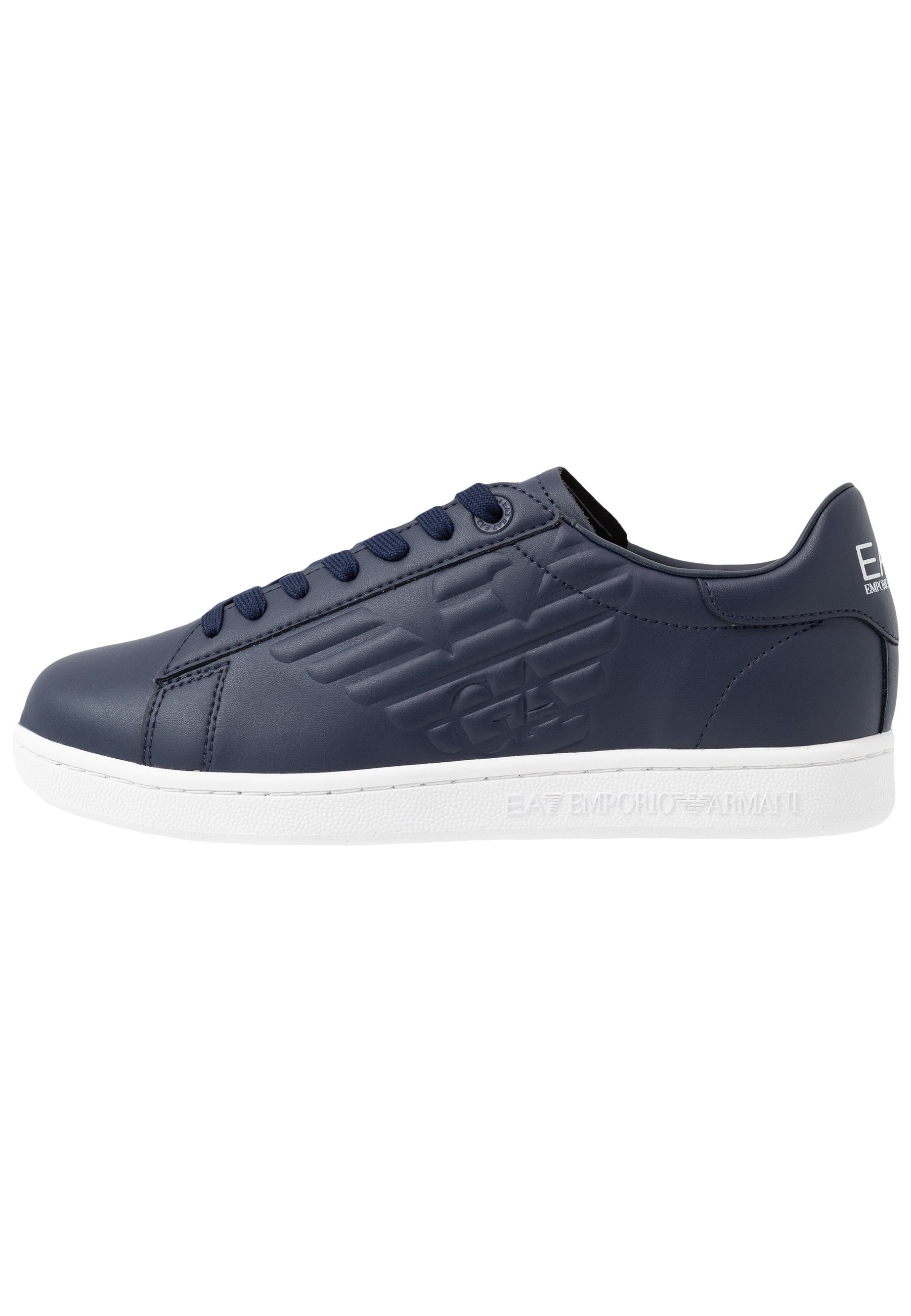Armani‎ Men\'s X3X263 Men\'s Navy Blue Leather Sneakers Armani Men\ main image 2