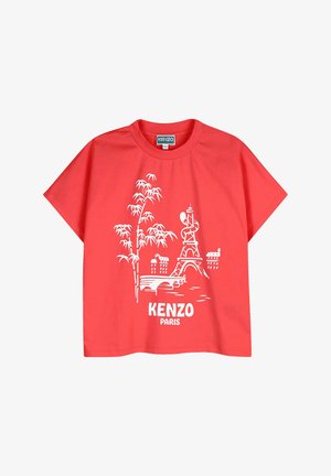 KENZO kids, KURZÄRMELIGES - T-shirt imprimé - light red