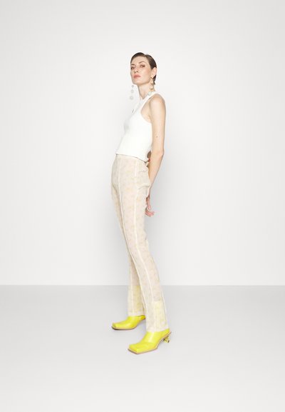 Holzweiler GILLY TROUSERS - Pantalon classique - yellow mix