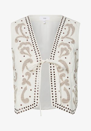 YAS, YASVELAS - Γιλέκο - off-white, beige
