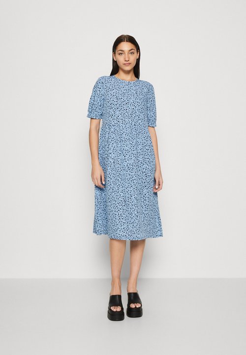 Threadbare THREADBARE FINN MIDI TIERED Day dress black dot/black