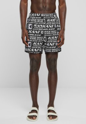 RETRO EMBRO  - Shorts da mare - black white