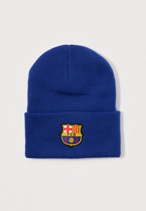 BARCELONA DRY FIT PEAK BEANIE UNISEX - Muts - deep royal blue/yellow
