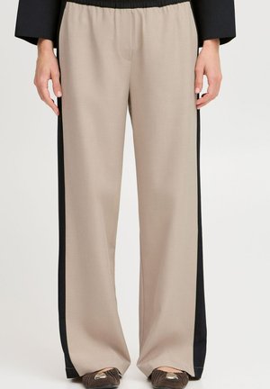 BYIDDE - Pantalon classique - humus mix
