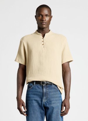 Calliope, CAMICIA TINTA UNITA - Chemise - beige