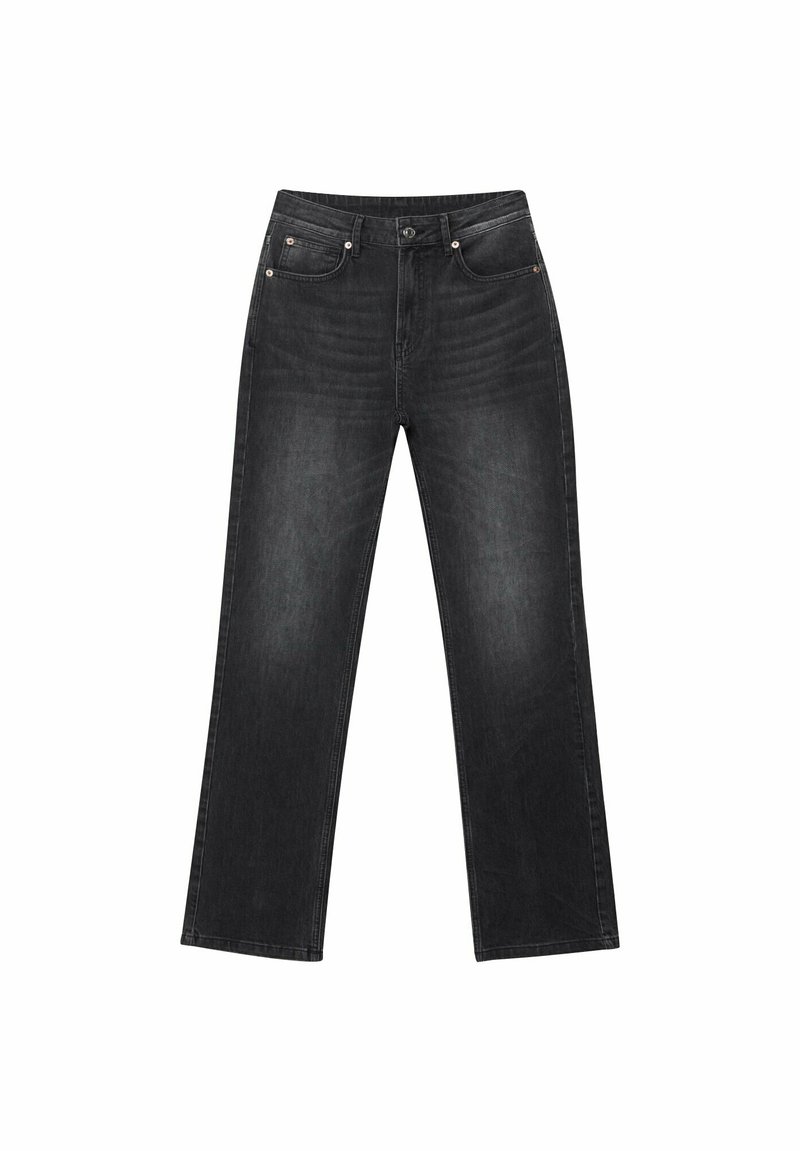 Stradivarius Jeans a sigaretta nero denim